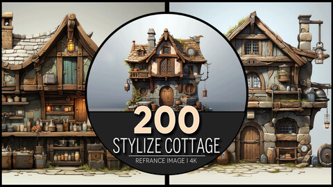 Stylize Cottage 4K Reference/Concept Images