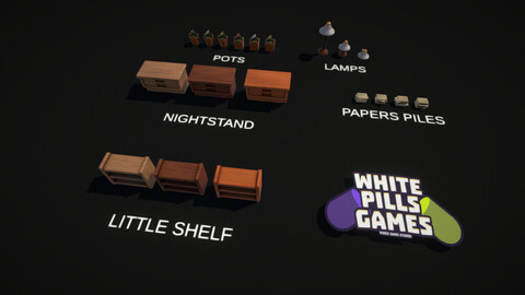 Stylized Interior Woxel Pack !!