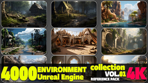 4000 4K Environment-Collection Reference Pack Vol.01
