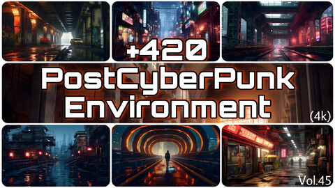 +420 PostCyberPunk Environment(4k)