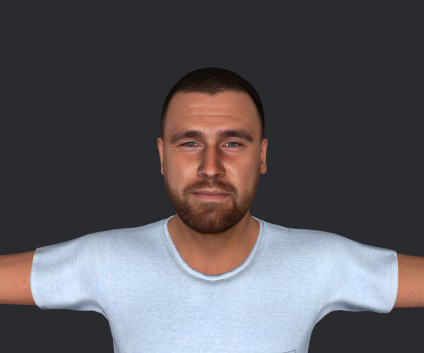 Travis Kelce Realistic Full Body Fully Rigged Character - 3D Model by meta  avatars