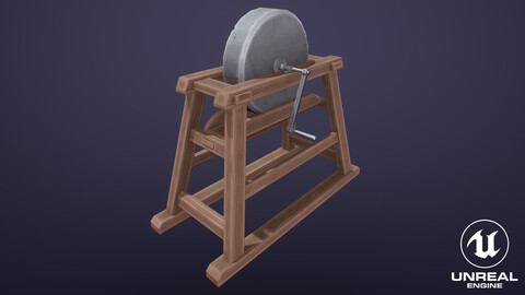 Stylized Grinding Wheel