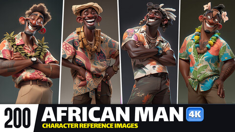 African Man VOL.01 | 4K Reference Images