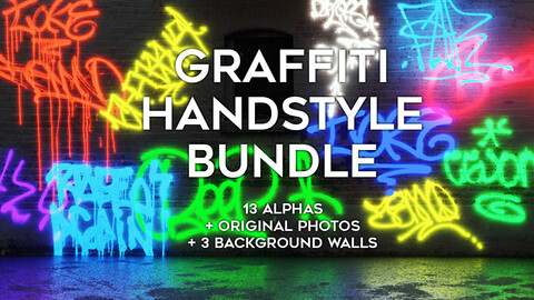 Graffiti Handstyle Alpha + Photo Pack