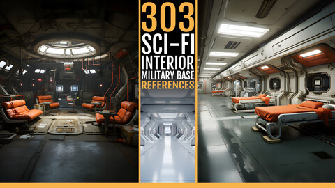 303 Sci-Fi Interior Military Base