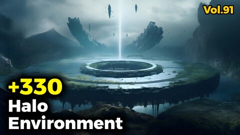 +330 Halo Environment Concept (4k) | Vol_91