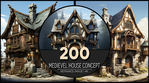 Medievel house Concept 4K Reference/Concept Images