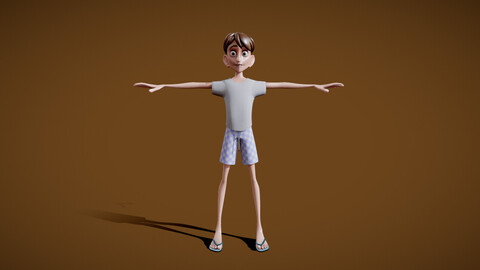 Cartoon Character - Slim Man