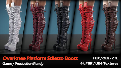 Overknee Platform Stiletto Boots