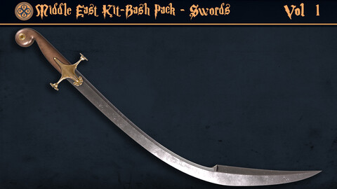 Middle Eastern Weapon Kit-Bash Pack - Vol 1 - Swords