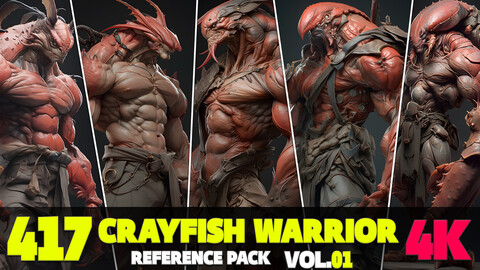 417 4K Crayfish Warrior Reference Pack Vol.01