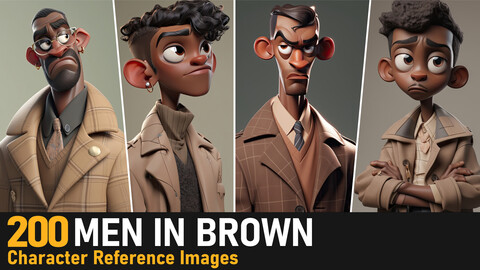 Men In Brown | 4K Reference Images