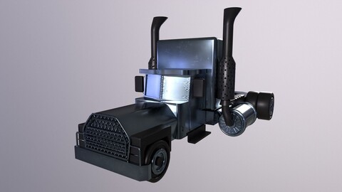 Truck Game Ready PBR 3D Model