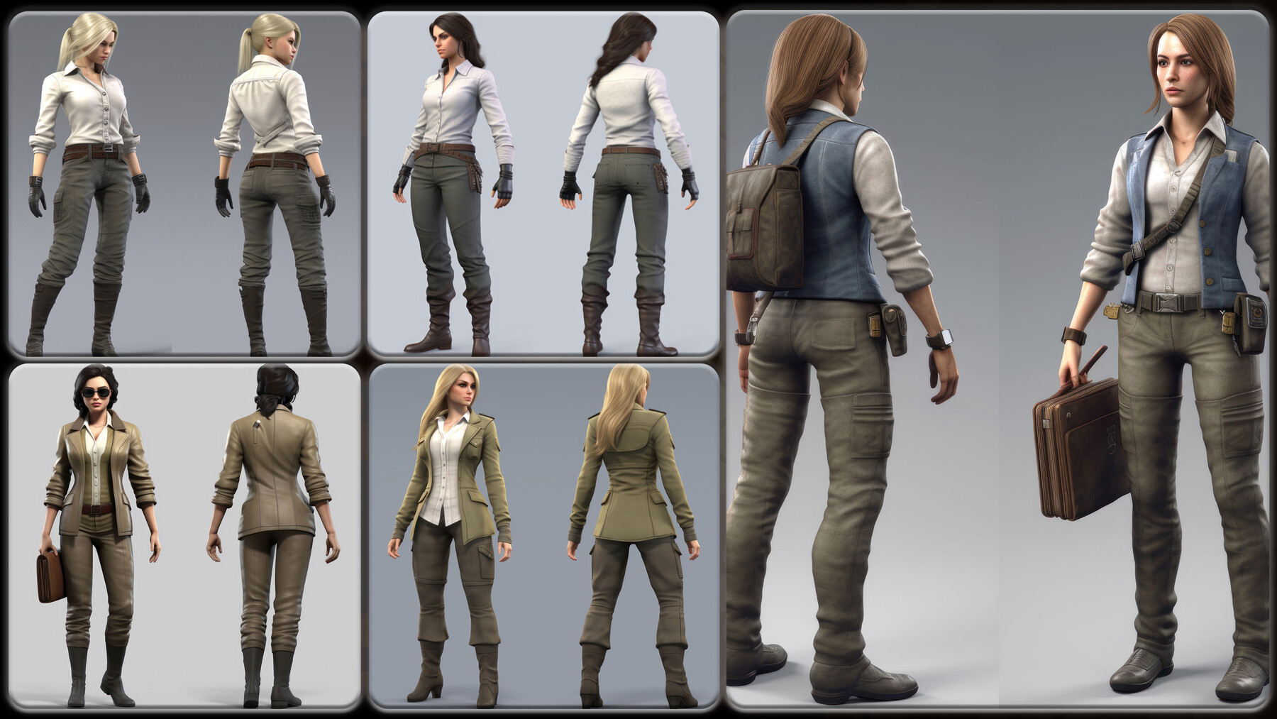 ArtStation - 200 Feminine Diplomat Outfit Reference Pack | 4K | v.188 ...