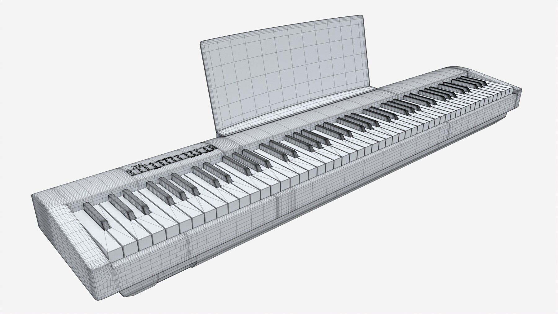 Teclado de piano eletrônico no suporte - Adereços prontos para jogos PBR  Modelo 3D - TurboSquid 2038433