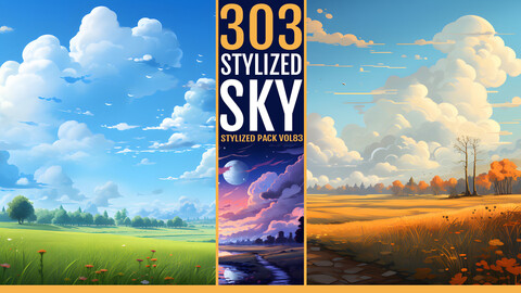 303 Stylized Sky VOL83