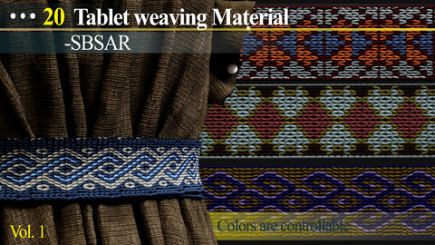 20 Tablet weaving Material -SBSAR
