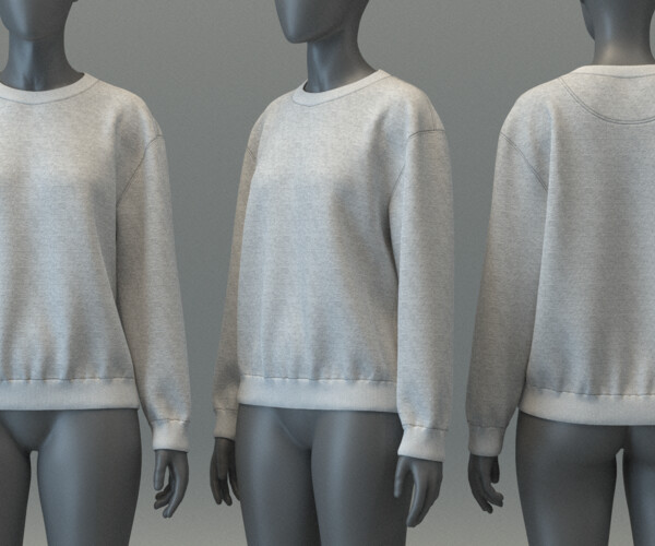 ArtStation Crew Neck Sweatshirt Resources   File 