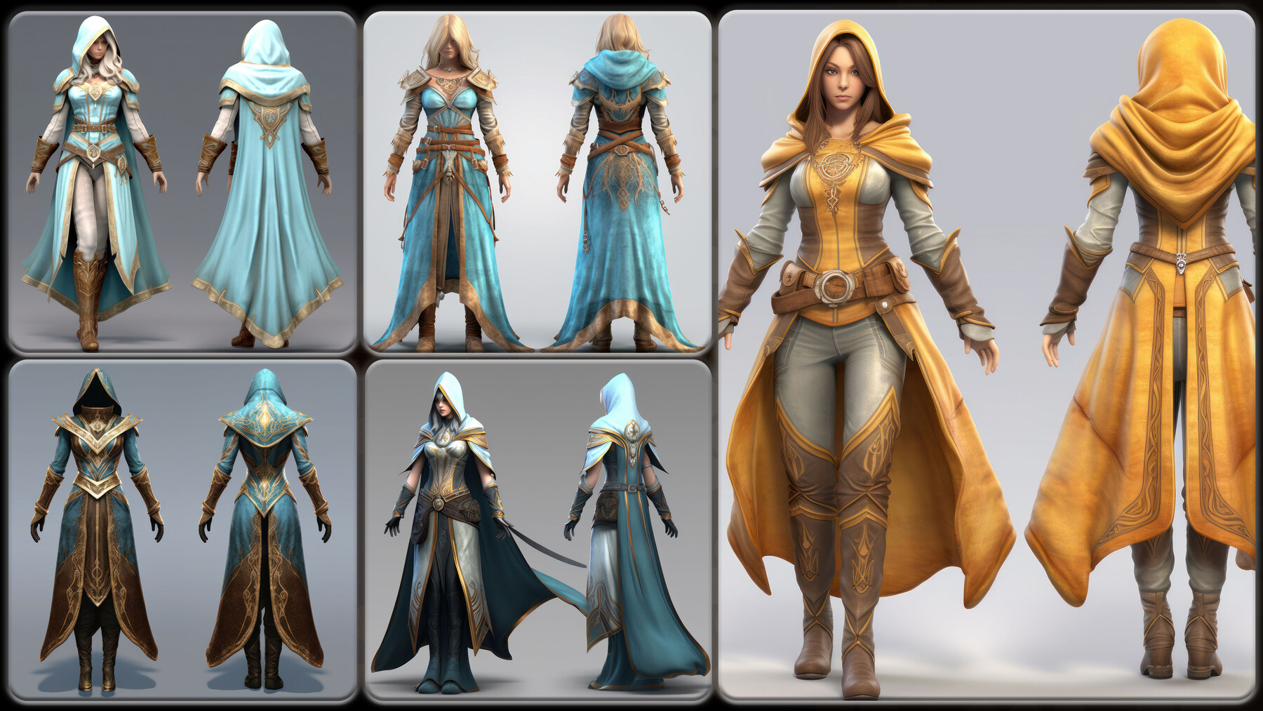 ArtStation - 200 Feminine Archmage Outfit Reference Pack | 4K | v.190 ...