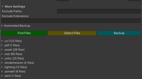 Backup Tool for Unity