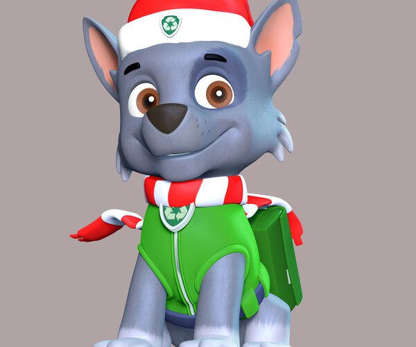 ArtStation - Rocky Christmas - Paw Patrol | Resources