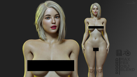 Realistic Beautiful Woman Nude