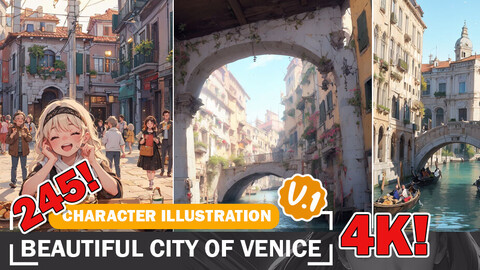 245 Captivating Venice Beautiful City Illustration Ideas in 4K