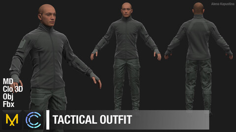 Tactical Outfit / Marvelous Designer / Clo 3D project