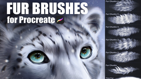 Fur Brushes for Procreate