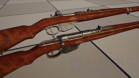 Mannlicher M1895 (8x50 мм R Mannlicher) WW1