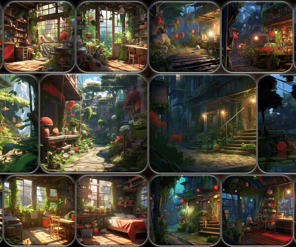 ArtStation - 220 Arrietty Concept Reference Pack | 4K | v.69 | Artworks