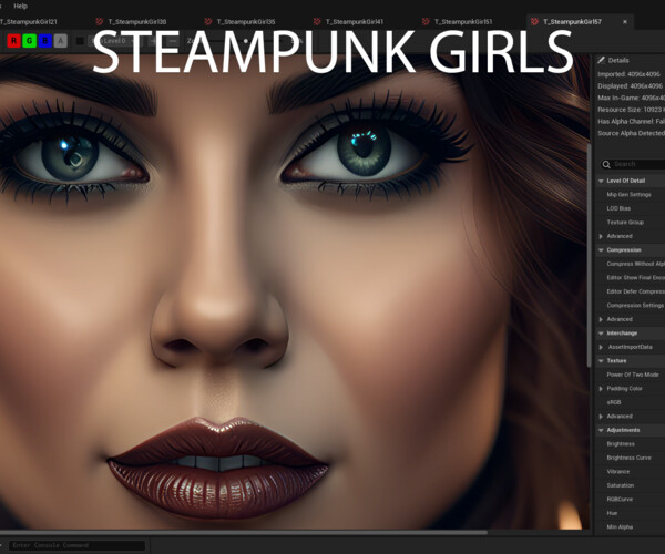 ArtStation - Steampunk Girls UE5.3 | Artworks