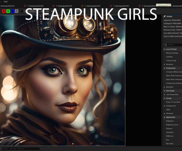 ArtStation - Steampunk Girls UE5.3 | Artworks