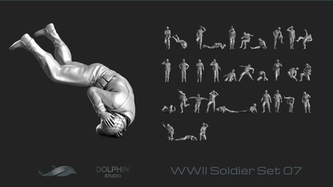 WWII Soldier Set 07