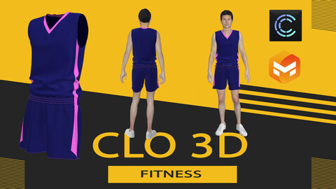 Fitness,Marvelous Designer or Clo3D (ZPRJ)