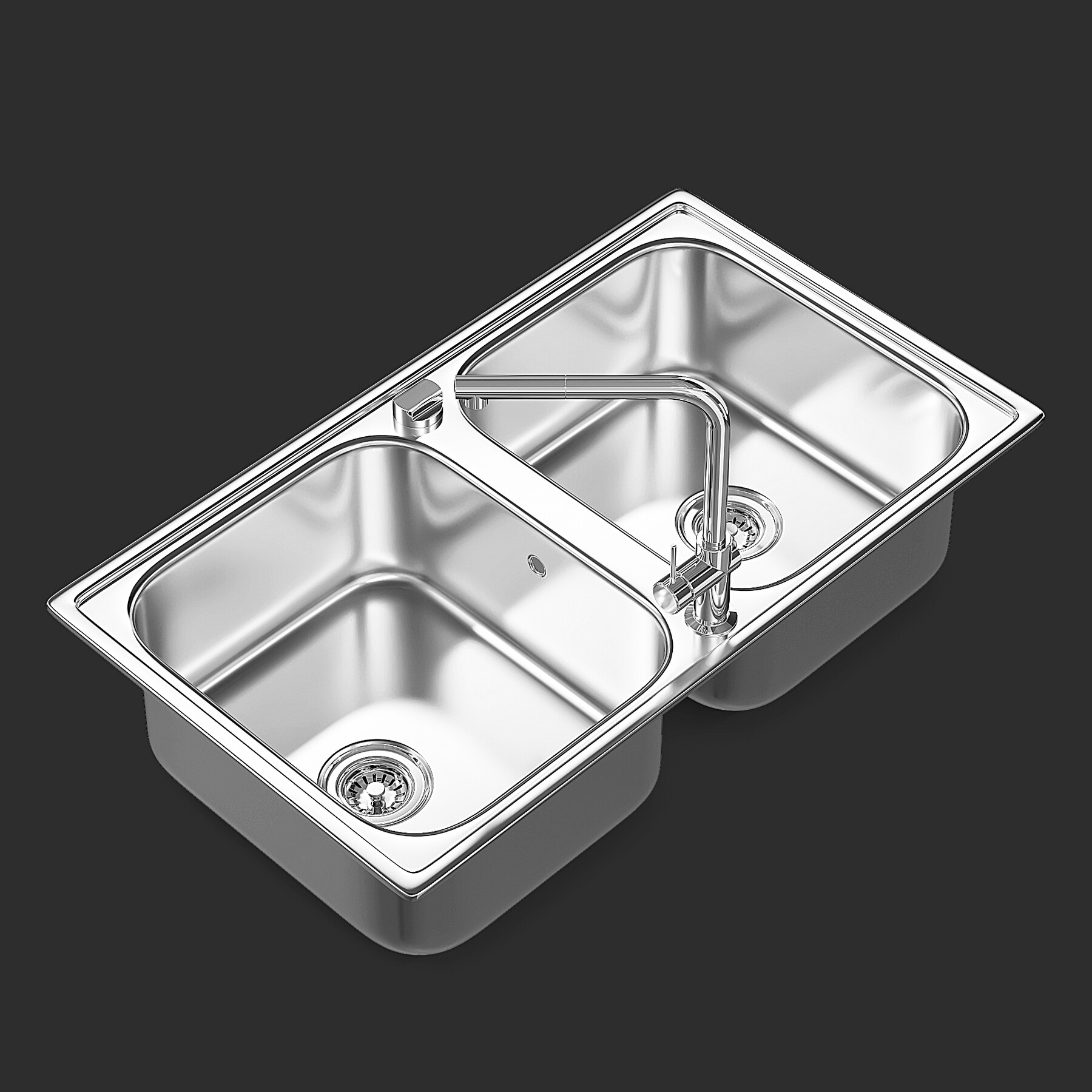 ArtStation Double Kitchen Sink Resources   File 