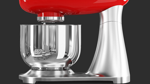 Food Processor Red