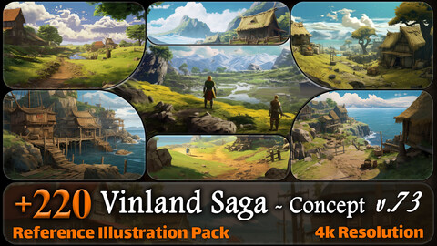 220 Vinland Saga Concept Reference Pack | 4K | v.73