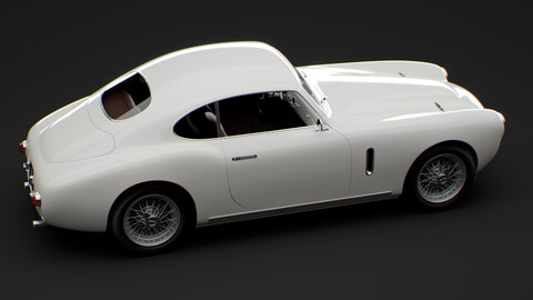 Ac01GT MM classic 50s sport car 3D model (C4d/vray+Blender+Fbx)