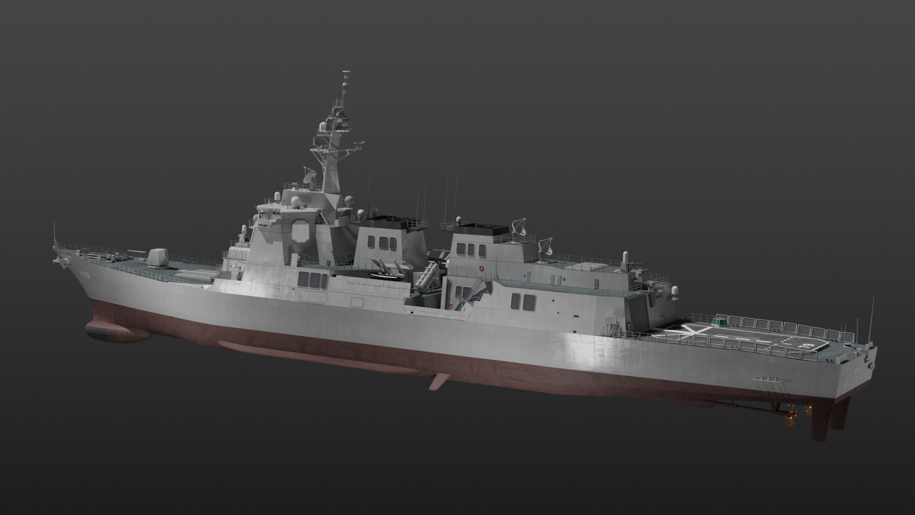 ArtStation - JMSDF maya class destroyer | Resources