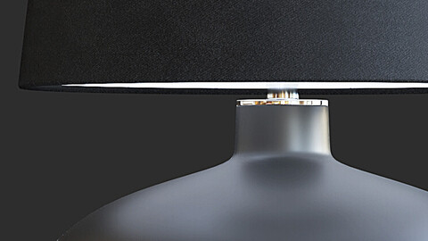 Black Table Lamp IV