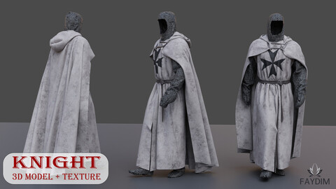 Knight (3D Model + Textures)