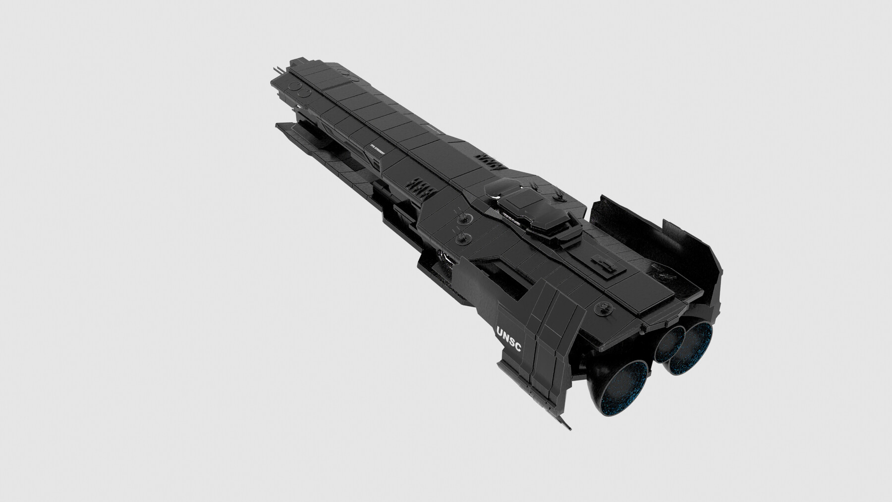 ArtStation - UNSC Strident Class Heavy Frigate | Game Assets