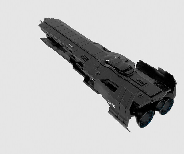 ArtStation - UNSC Strident Class Heavy Frigate | Game Assets