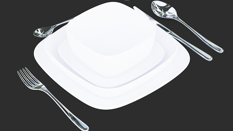 White Tableware