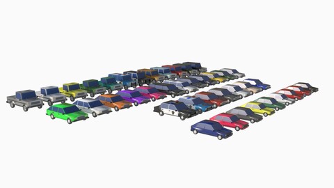 set of cars