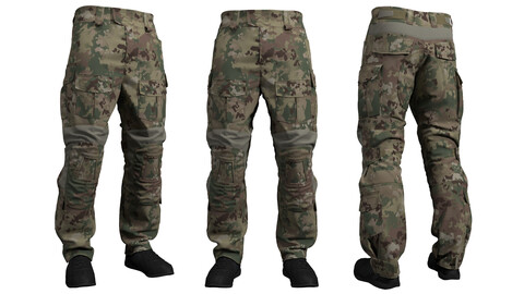 Crye Precision G3 Combat Pants (Marvelous Designer / Clo 3D project+OBJ)