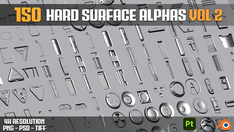 150 RF HardSurface Alphas Vol 2