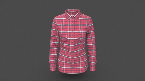 Women Apparel Fashion Checked Shirt