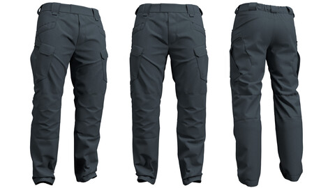 Helikon-Tex Urban Tactical Pants(UTP) (Marvelous Designer / Clo 3D project+OBJ)